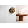 Luxury French Sunflower Yellow Bronze Bedroom Door Lock Indoor Door Handle Silent Split Lock Retro American Wooden Door Lock
