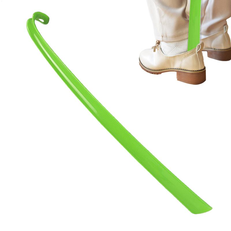 Extra Long Shoe Horn With Comfort Grip Hands-free Plastic Shoe Lifter Aid Slip Shoe Pull Tool  for Elderly Old People