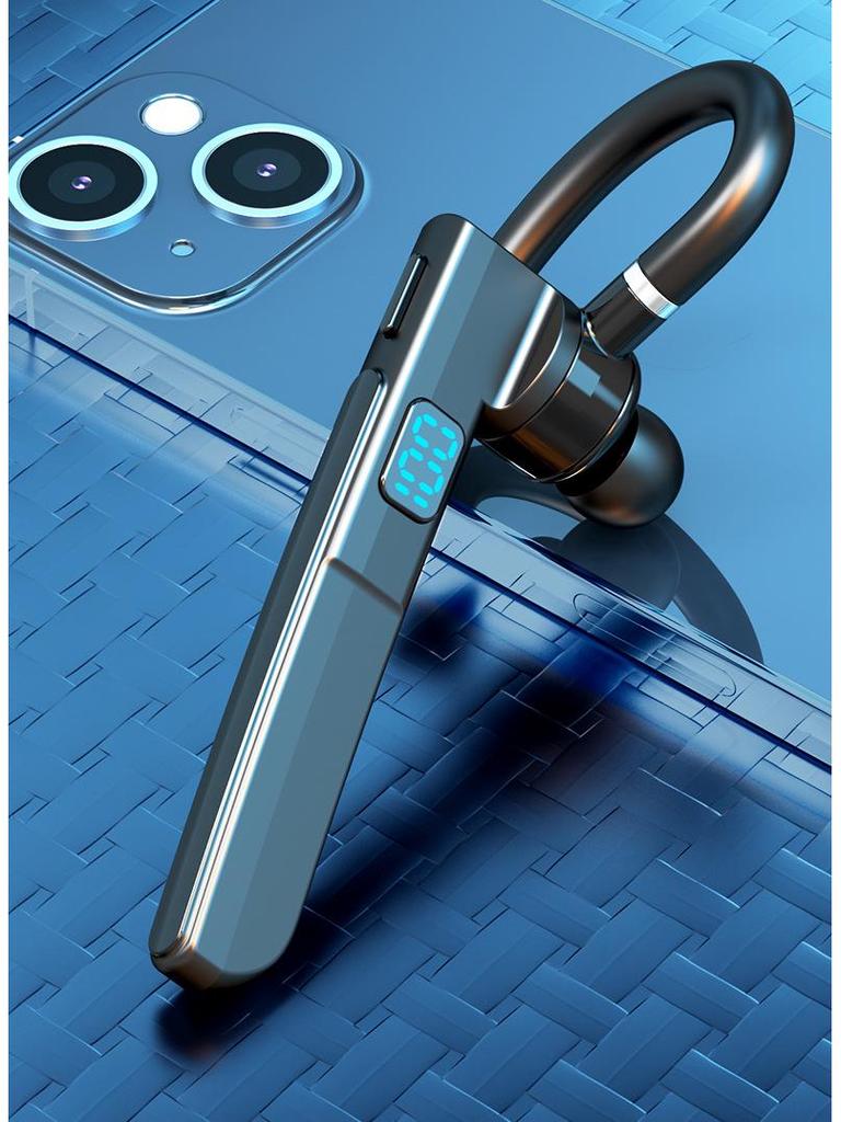 V9 X6 Voice-Controlled Bluetooth Headset: Noise Reduction, Wireless, Ultra-Long Standby, 4.0, Sports Ear-Hook, In-Ear Design.