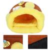 Kleines Haustier Honigtopf Form Diamant Samt Baumwolle Nest Winter Warm für Meerschweinchen HamsterL