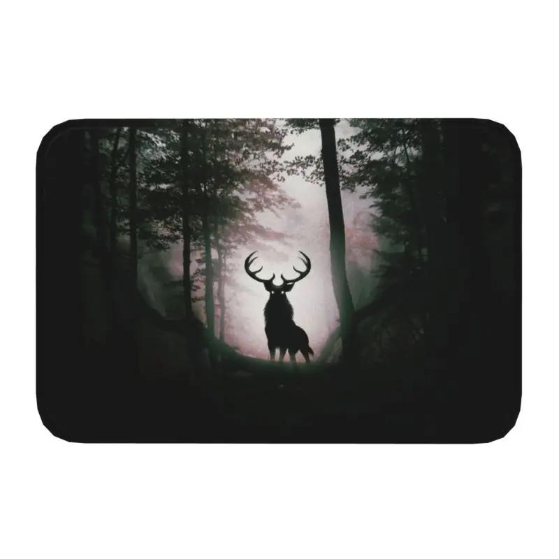 Custom Deer Doormat Mat Anti-Slip Kitchen Bath Living Room Rug Carpet 40*60cm