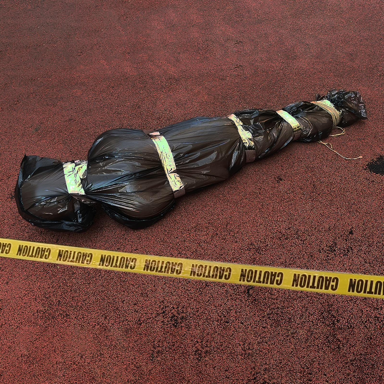 

Надувной манекен, поддельный труп, сумка для тела, реквизит, полный размер, ПВХ, мертвая игрушка, Хэллоуин with Pump