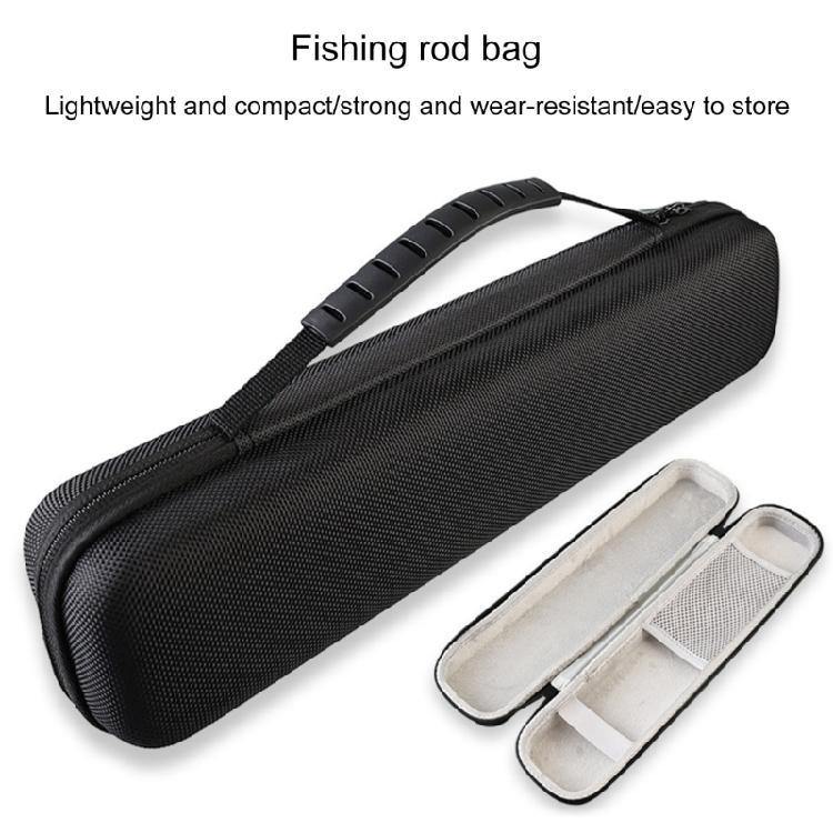 Outdoor Small Fishing Rod Storage Bag Shockproof Fishing Tackle Bag Reel Storage Case Fishing Rod Reel Organizers Bag