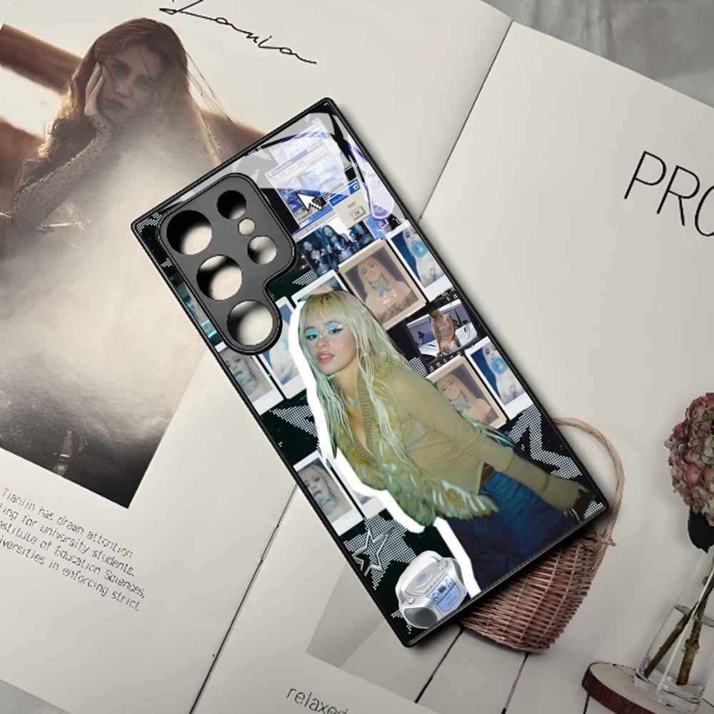 C-Camila C-Cabello Cxoxo Handyhülle Für Samsung Galaxy S26 S25 S24 S23 S22 S20 S21 Edge Ultra Plus Fe Farbige Silberne Hülle