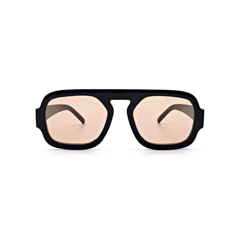 New single beam square frame sunglasses large frame fashion personality trend sunglasses multi-color versatile sunscreen sunglasses