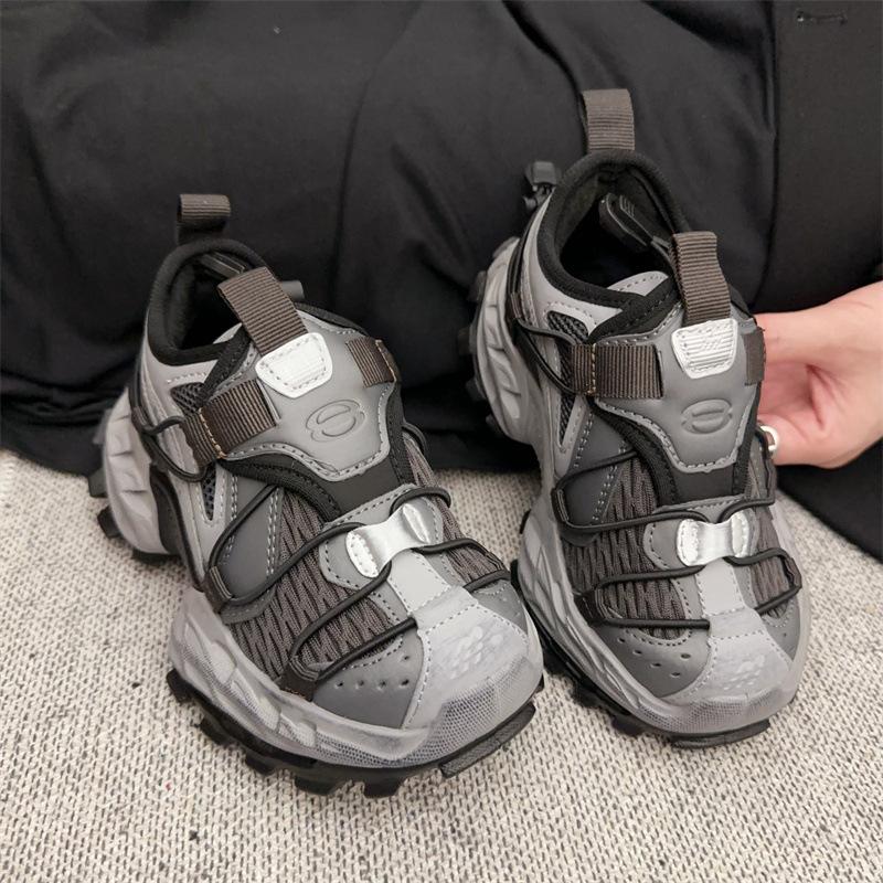 Girls' Sneakers 2025 Spring New Children's Hiking Shoes Boys' Fashion Non-slip Casual Running Shoes Trend Classmates