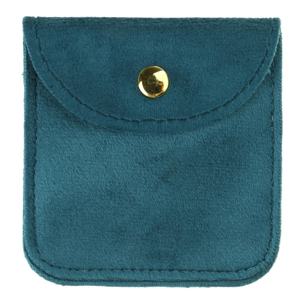 Stylish Flannel Jewelry Storage Pouch Contemporary Jewelry Packaging Bag Handy Storage Container for Jewelry Collector