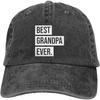 World's Best Grandpa Baseball Cap Golf Dad Hat Adjustable Original Classic Low Profile Cotton Hat Men Women