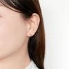 Vendome Aoyama Earrings K18 Pink Gold Basic Hoop AGAA1223 PG [Official] (Small)