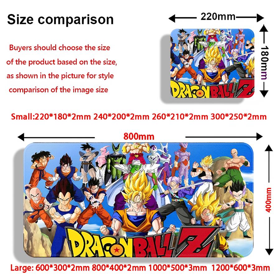 overlock Mouse Pad Game Console Pad Computer Laptop Pad Desk accessories office Pad Keyboard Mouse Pad Anime Goku D-Dragons