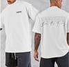 2026 Vente Chaude T-shirt Fitness Oversize Salle de Sport Course à Pied Sporttshirt Coton Unisexe Unisexe Été Marque de Luxe Rétro Manches Courtes Ample