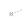 Nose Stud Women's Super Flash Color Czech Diamond European and American Nightclubs Easiest for Match Puncture Labret Hypoallergenic Earring Bone Nail