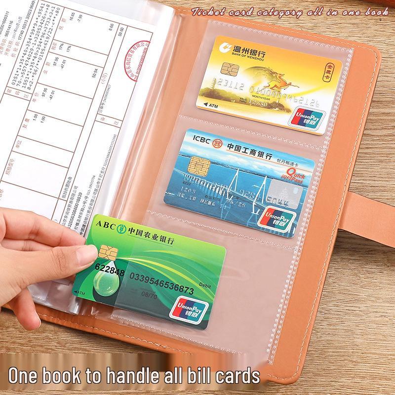 Password-Protected Bill, Check, and Receipt Organizer