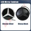 C200 E300 2026 Hot Chrome Silver OE Style Emblem Front Grille Star Emblems Logo For Mercedes Benz B W245 C W204 C300 C250 GLK X2