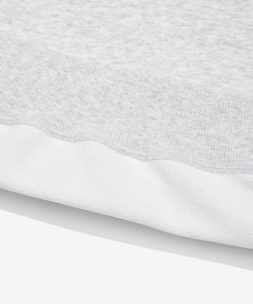 Arch Logo Hoodie Heather Grey