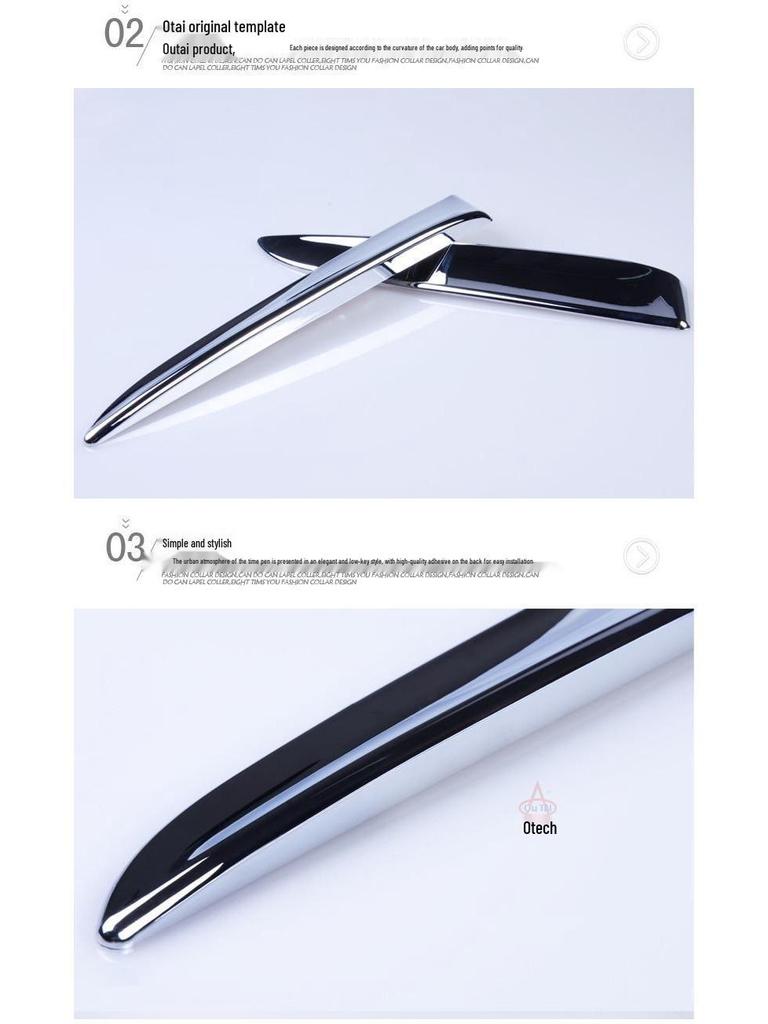 Ford Kuga 2013-2019 Ozdobná lišta zadního okna / Křídlo zadních dveří (Obě strany)