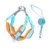 The Pet Chest and Back Strap Is Adjustable and Breathable. The Cat Leash Can Be Extended and Retracted When Taking The Dog for A Walk