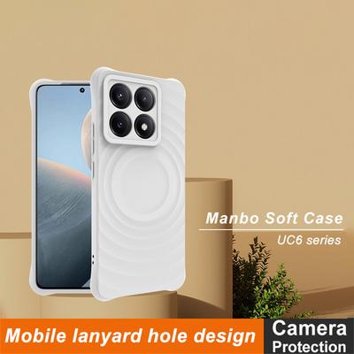IMAK UC-6 Series for Xiaomi 14T Case Water Drop Texture Anti-Skid Matte TPU Cover