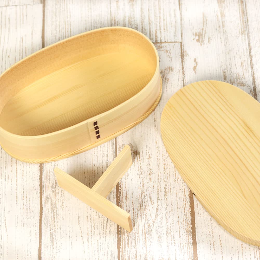 Slim Bento 1 720cc Men's Box, Tier, Natural,