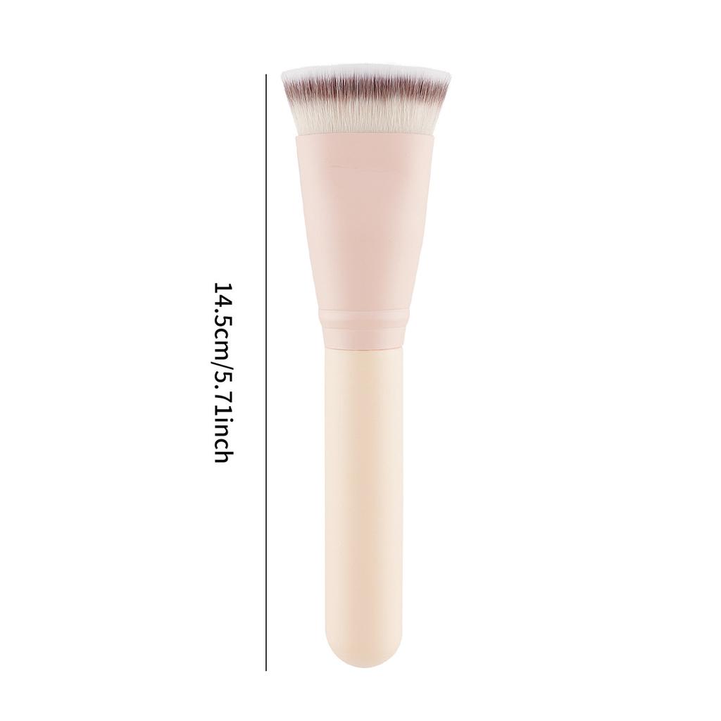 New Single High-quality Skin Tone Flat Head Foundation Brush Dense Bristles Soft Non-marking Makeup Brush