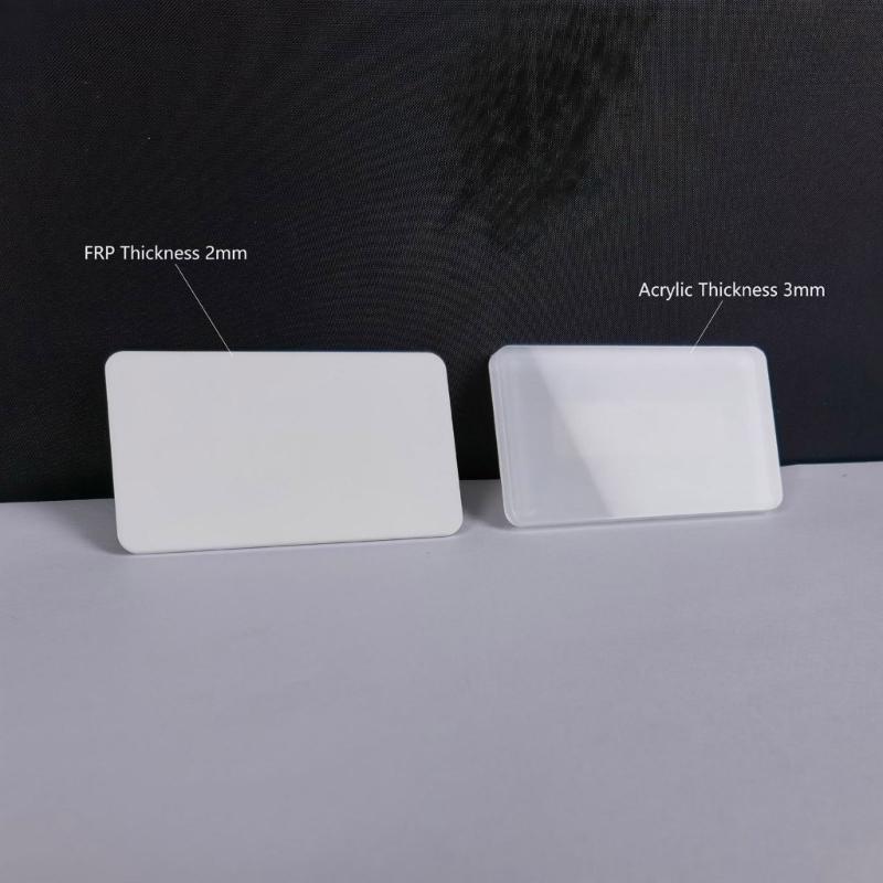 Fashionable Sturdy Acrylic Badge for Heat Transfer and Sublimation Techniques Personalize Designs Elegant Styles