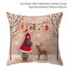 Santa Claus Christmas Tree Snow Scene Snowman Animal Deer Rabbit Bird Fox Sofa Seat Bedroom Car Office Decoration Pillowcase