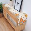 Fall Harvest Gnome Pumpkin Linen Table Runner Party Decor Washable Kitchen Dining Table Runner Autumn Thanksgiving Decoration