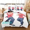 Hip Hop Ranma 12 Beding Set Single Twin Ful Quen King-Sized Dimensionsd Dimensions Bed Linen Set Adult People Kid Bedrom Duvetcover Sets Anime