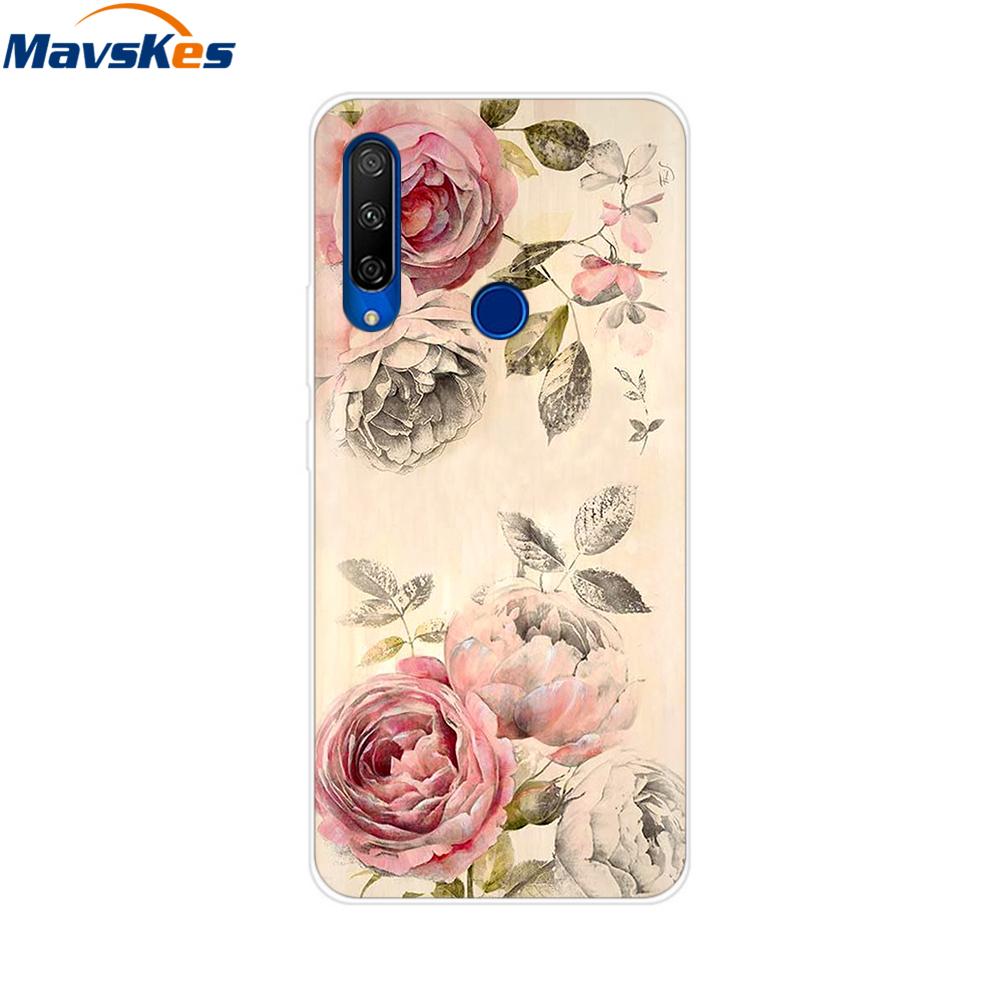 Painted Case For Alcatel 1S 2020 5028Y 5028D Case TPU Soft Silicone Cover Funda For Alcatel 1S 2020 Case Cover Etui Bumper Coque