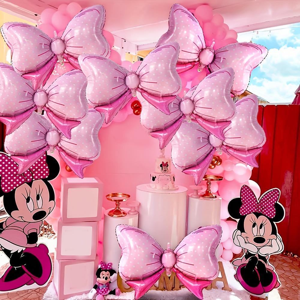 8-Pack of Bow-Shaped Aluminum Foil Balloons Suitable for Birthday Parties, Happy Birthday Themed Party Decorations