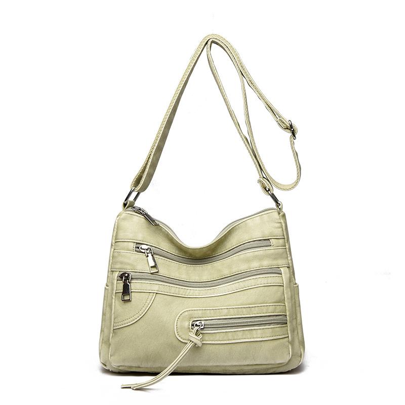 Bolsa de Ombro Única com Grande Capacidade, Adequada para Senhoras de Meia-idade, com Design Transversal