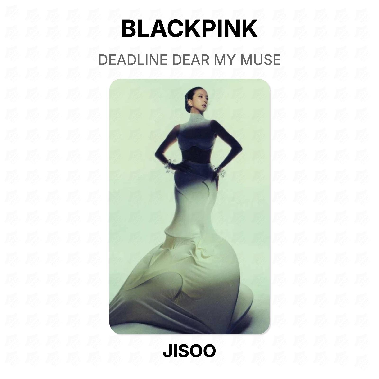 BLACKPINK DEADLINE DEAR MY MUSE Official Photocard JISOO