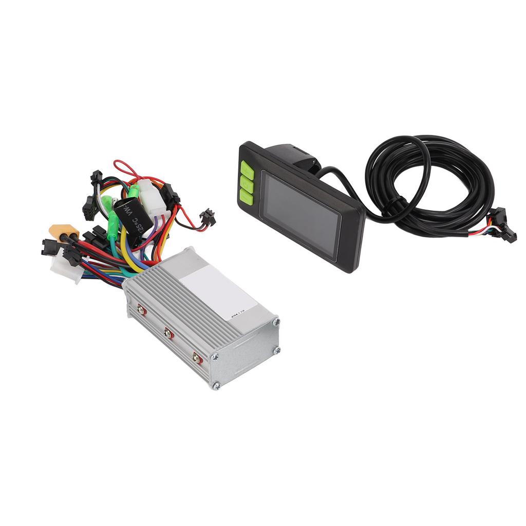 36 48 60V 350W Motor Brushless Controller with LCD Color Screen Meter 3 Mode Sine Wave Controller Kit for Electric