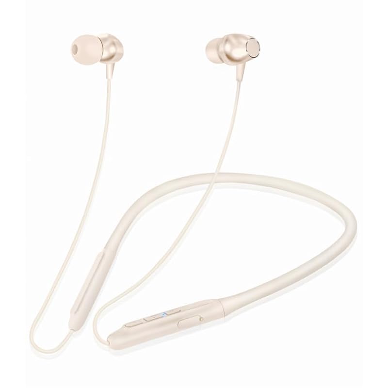 

[2024 Newly designed neckband type/Bluetooth 5.3]Bluetooth earphones neckband type -KIMOKU wireless earphones Necklace 35 hours playback bluetooth