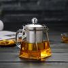 Heat Resistant Glass Teapot With Infuser Tea Kettle Tea Set Samovar Teaware For Loose Tea Home Kitchen Dining Bar