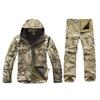 Men's Autumn and Winter Warm Outdoor Tactical Suit Overalls Suit Warm Jacket + Trousers 2-piece Set