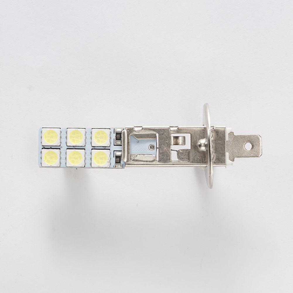 4pcs Led Headlight Bulbs Kit H1-12smd-5050 H1 6000k Fog Lamp Parts Light Good Driving Super White Replacement K6w2