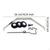 RC Aircraft Landing Gear Set, Glider Accessory Attachment Replaces for Fixed Wing