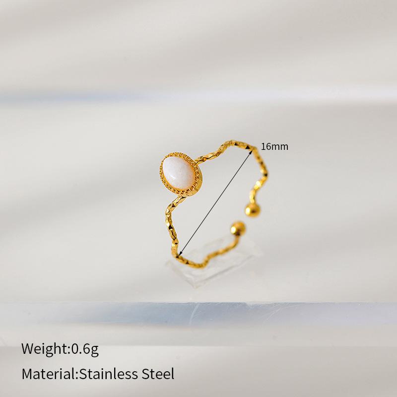 Simple And Luxurious Open Ring For Women Fashion High-End Sense Jewelry Accessory
