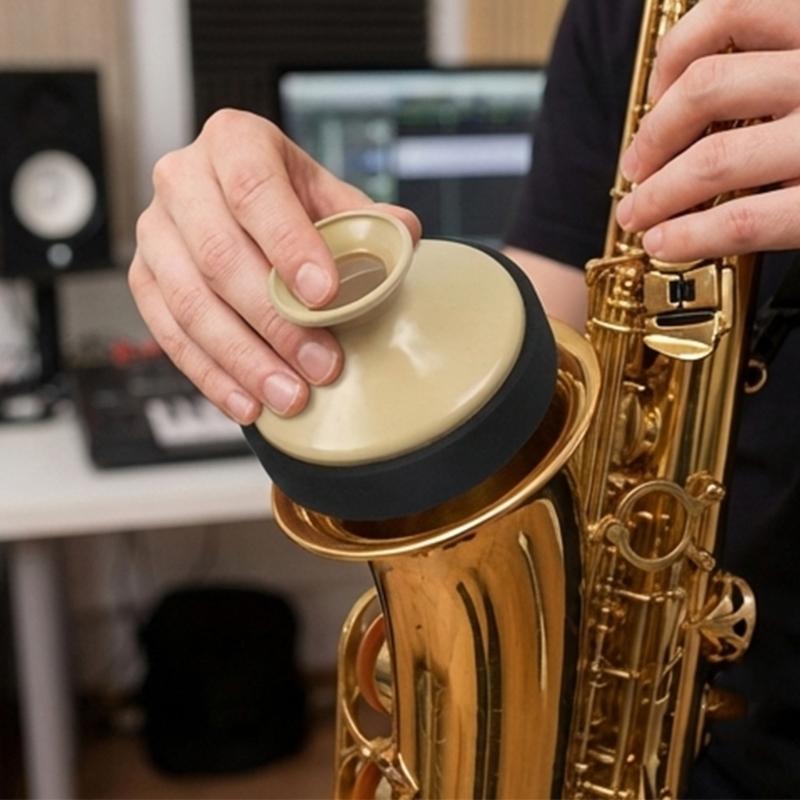 Profesionální tlumič pro alt saxofon Lehký tlumič saxofonu Tlumiče Příslušenství pro dřevěné dechové nástroje Snadná instalace