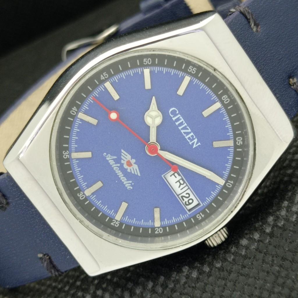 

Б/У винтажные мужские часы Citizen Automatic 8200 из Японии D/D синего цвета 583a-a306218-2 SKU583a-a306218