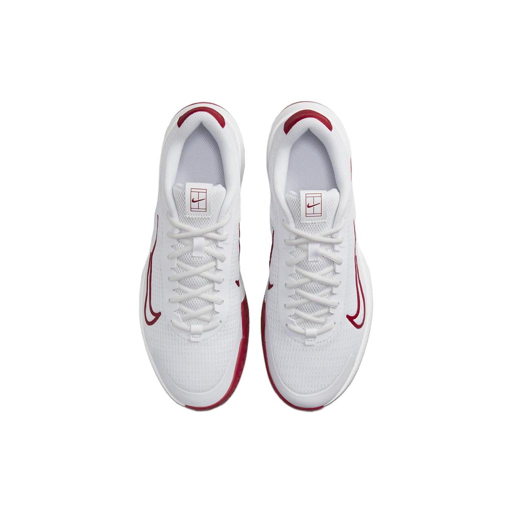 Nike Court Vapor Lite 2 HC White Ember Glow Men Sneakers Noble-Red DV2018-102