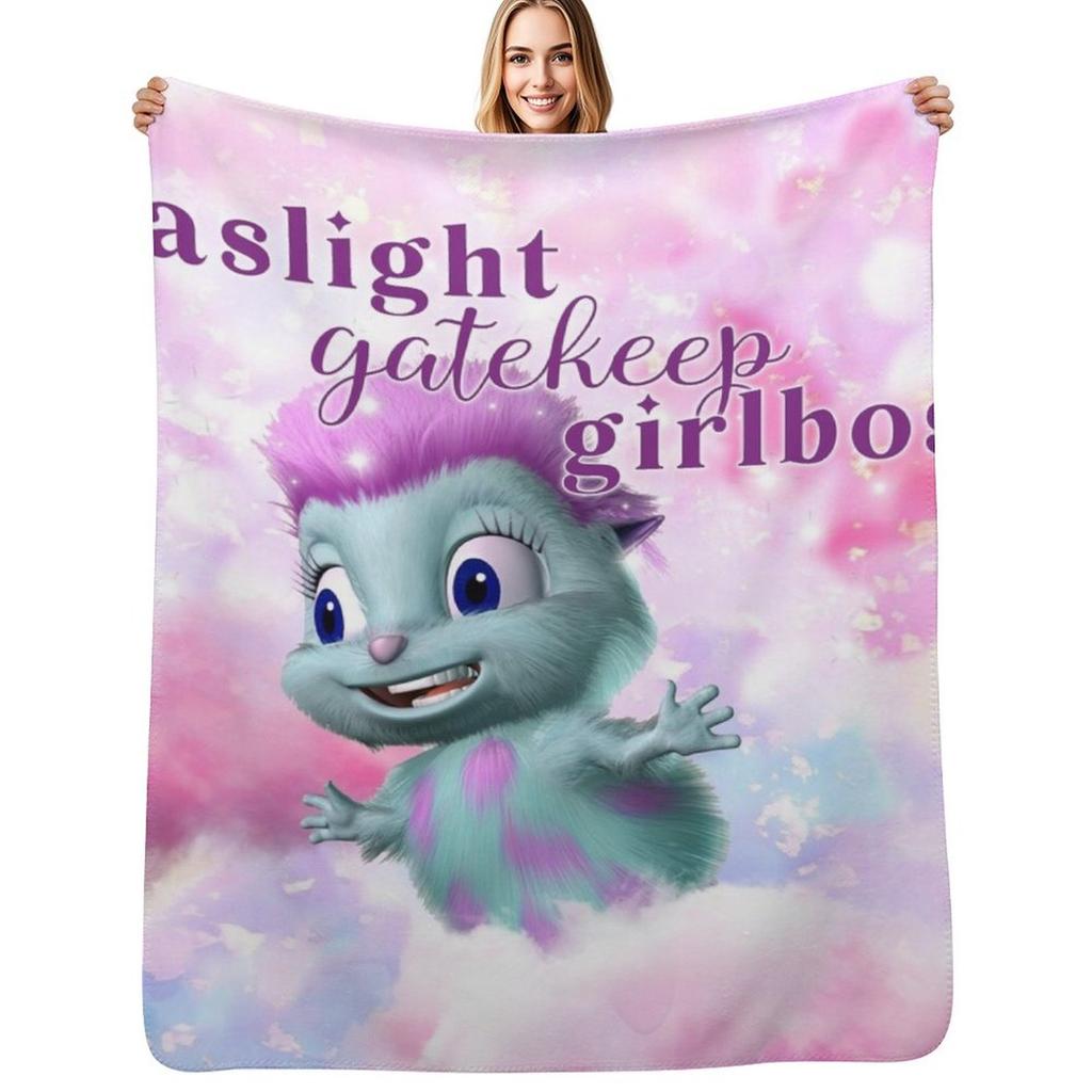Bibble beliefs -Happiness Throw Blanket Stylish Warm Blanket for Living Room Bedroom