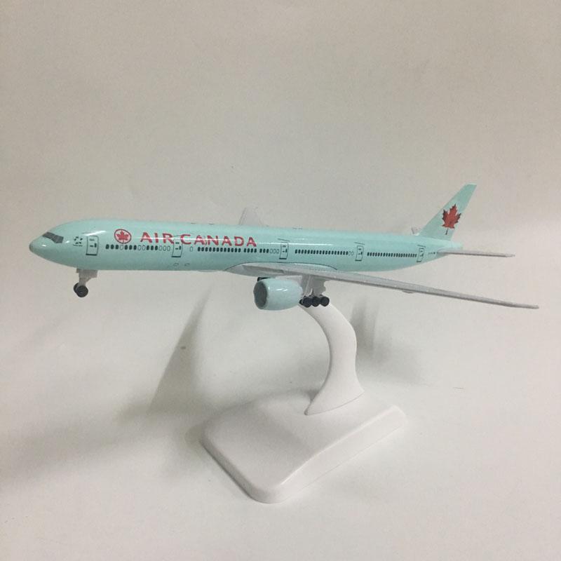 20CM Air Canada B777 Aircraft Model Planel Airplane Diecast Metal Planes Collect Gifts