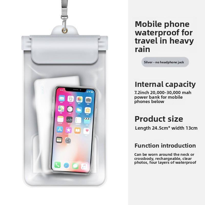 Waterproof Phone Bag For Swimming And Outdoor Activities Pvc Sealed Design For Adults