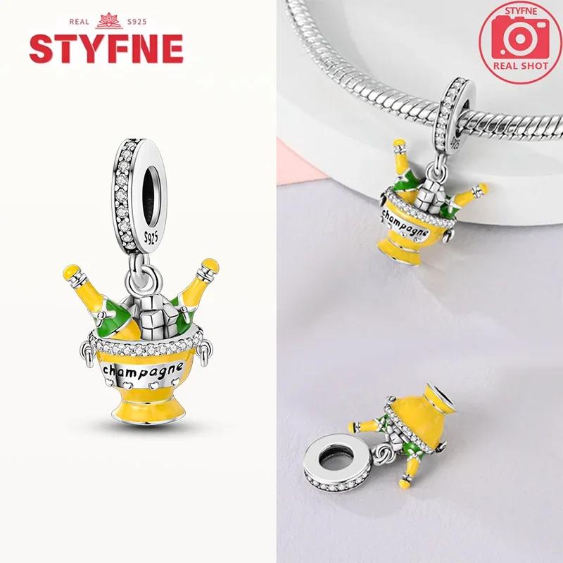 Copper Metal Birthday Cake Love Charm Bead Components Chocolate Banana Bead Components Compatible With Authentic Original Bracelets Do It Yourself
