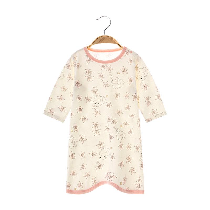 

Летняя хлопковая ночная рубашка для новорожденных: Тонкий спальный мешок с защитой от ударов для помещений с кондиционером. 100 cm