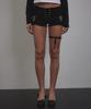 Bunteu Eyelet Buckle Micro Shorts (Black)