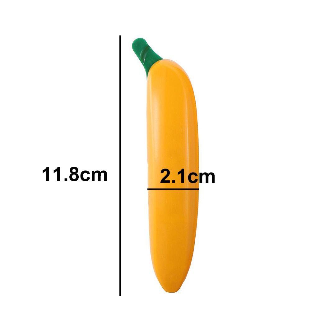 1pc Cute Banana Shape Ballpoint Pen Plastic Fruit Pencil Home Writing Ballpoint Pens  Office