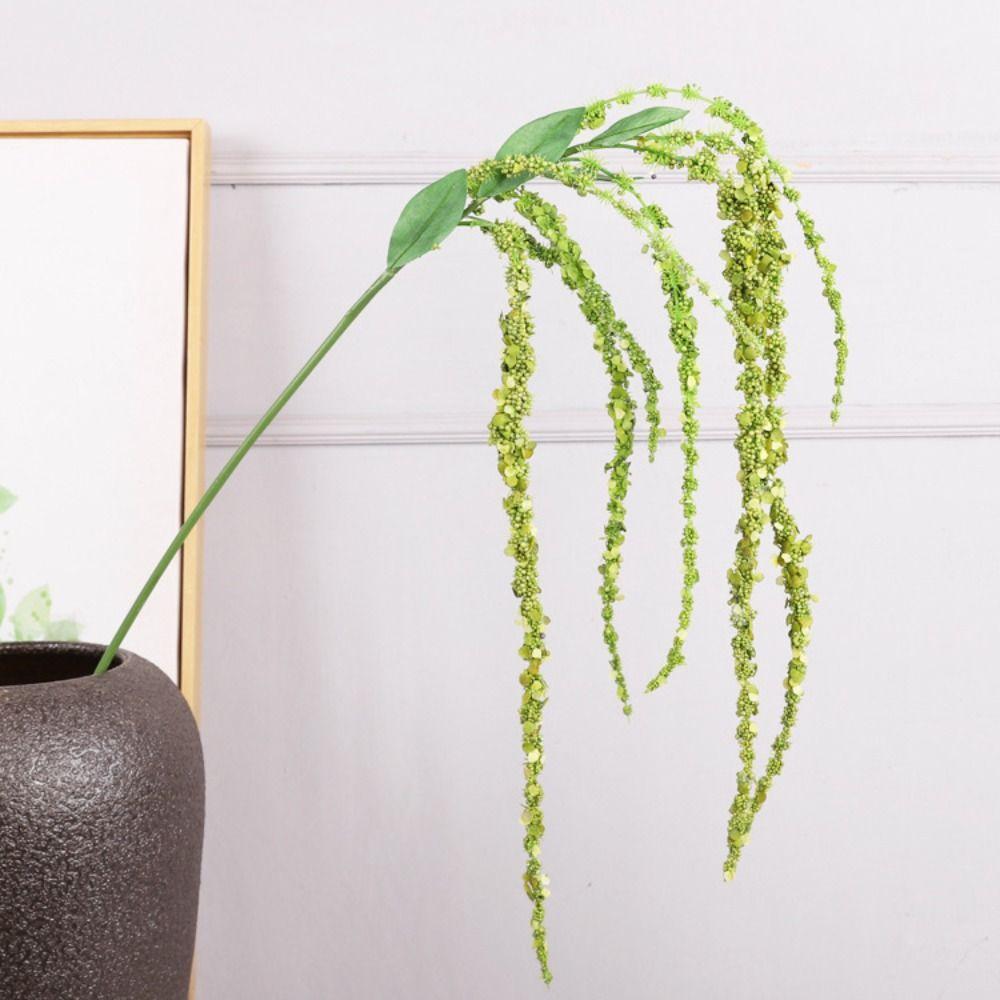 8 Fork Artificial Foam Flower Vine 120cm Green Plant Artificial Wisteria  Home Garden Decor